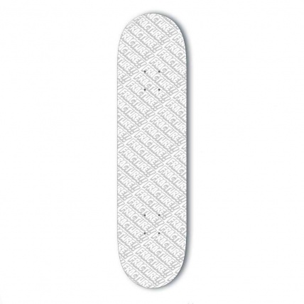 Fracture Comic White 8.0 Skateboard deck