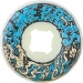 Slime Balls Vomit Mini II 97a Skateboard Wheel white blue