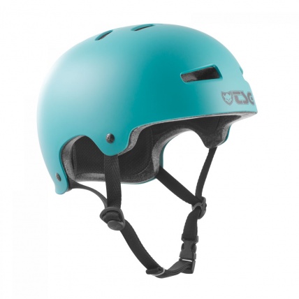 TSG Evo Helmet in Satin Cauma Green