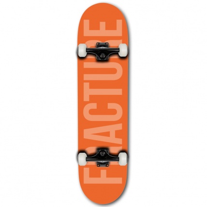 Fracture Fade Orange 8.0 Complete Skateboard
