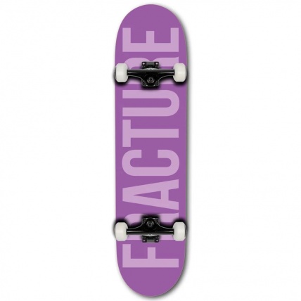Fracture Fade Purple 7.75 Complete Skateboard