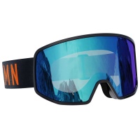 Salomon - Lo Fi Black Grey Uni Mid Blue Lens Snow Goggles