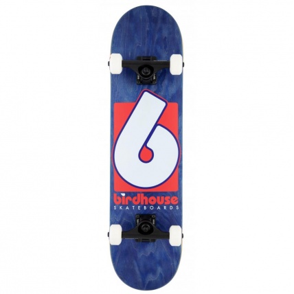 Birdhouse Stage 3 B Logo Navy Red 7.75 Skateboards Complete