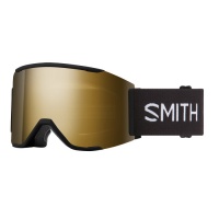 Smith - Squad Mag Black Chromapop Gold Mirror Snow Goggles