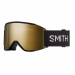 Smith Squad Mag Black Chromapop Gold Mirror Snow Goggles