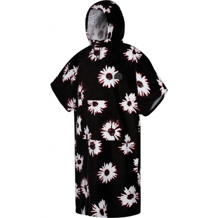 Mystic Poncho Velour Black White Changing Robe