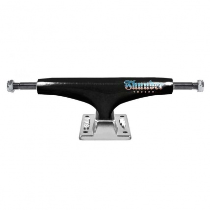 Thunder Chrome Lights Black Polished Skateboard Trucks