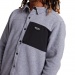 Burton Hearth Fleece Shirt Mens Grey Heather