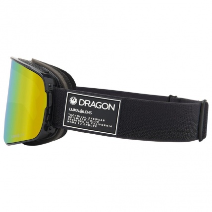 Dragon NFX2 Anthracite Luma Lens Gold Ion Snow Goggles