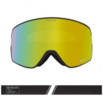 Dragon NFX2 Anthracite Luma Lens Gold Ion Snow Goggles