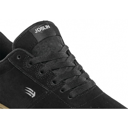 Etnies Josl1n Black Gum Skate Shoes Tongue Detail