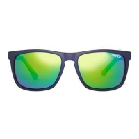 Sinner - Oak Matte Black Green Polarised Sunglasses 