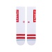 Stance Casual OG Crew Socks White Red