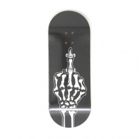 Skull - F**K You Black Edition 34mm Fingerboard Deck