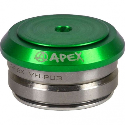 Apex Integrated Scooter Headset in Green