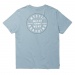 Back The Mystic boarding tee Grey Blue.