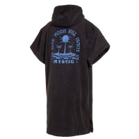 Mystic - Poncho Velours Artwork Black Changing Robe