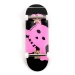 Complete Fingerboard New Skull in Neon Pink back