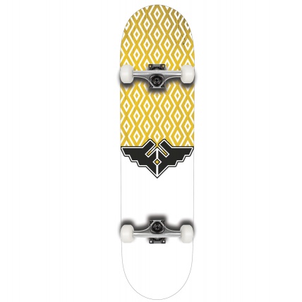 Fracture Wings V5 Factory Complete Skateboard Yellow 8