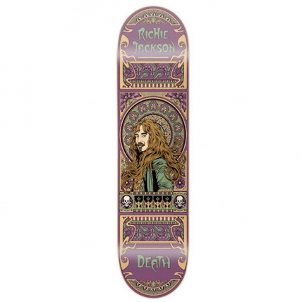 Death Richie Jackson Art Nouveau 8.5 Skateboard Deck