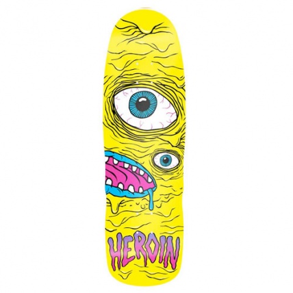 Heroin skateboards Mini Mutant Shaped 8.625