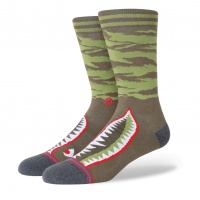 Stance - Warbird Olive Casual Crew Socks