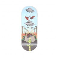 Skull - Alien Invasion 34mm Wooden Fingerboard Deck