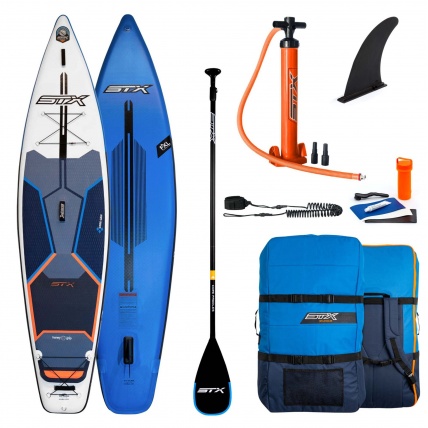 STX inflatable SUP Freeride Race 12ft 6in x 32in Paddleboard Pack