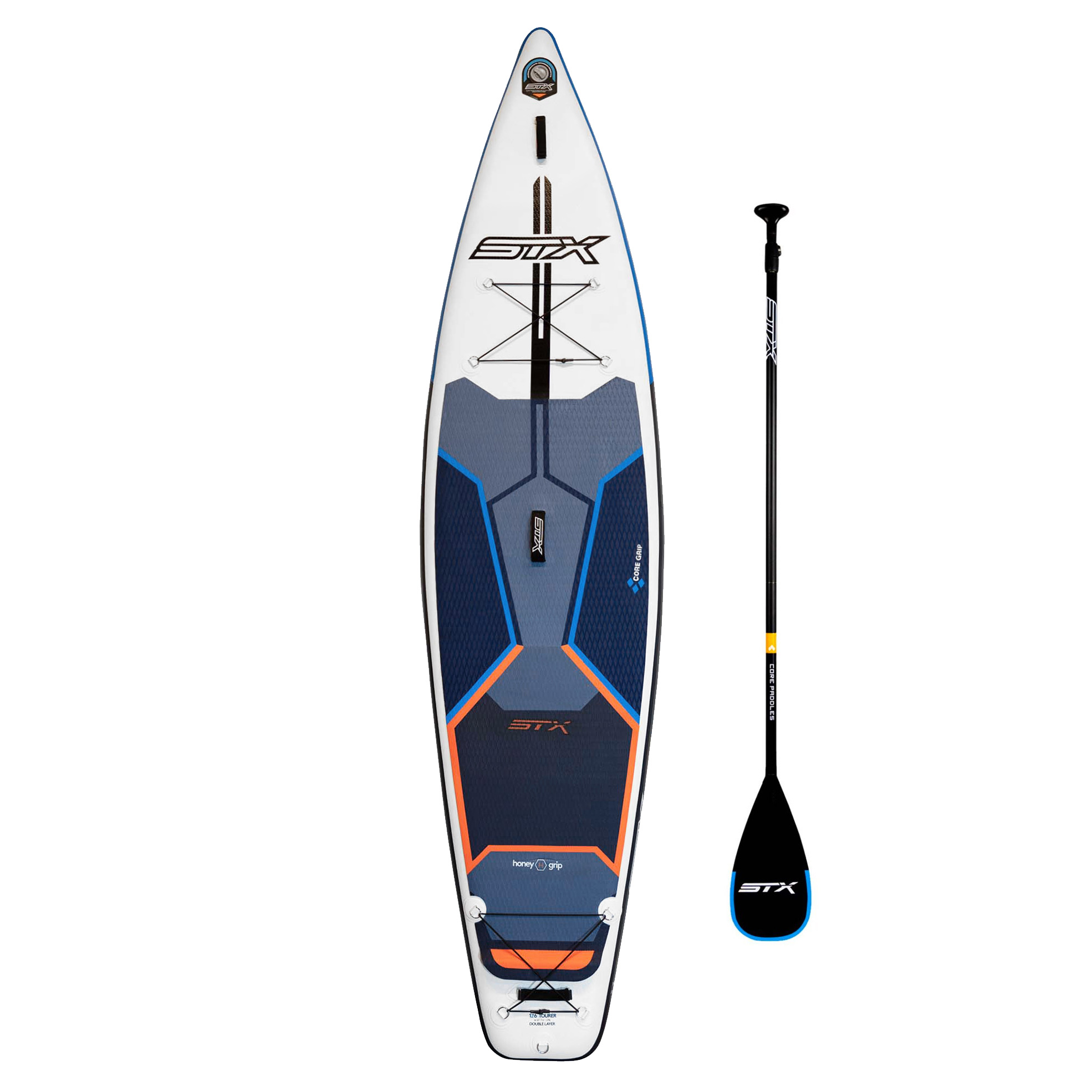 STX inflatable SUP Freeride Race 12ft 6in Paddleboard Pack 30in & 32in ...