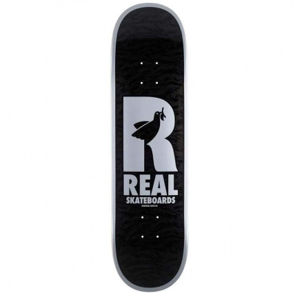 Real Renewal Doves Black 8.25 Skateboard Deck