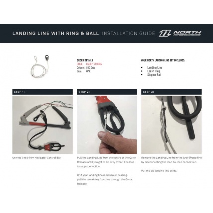 North Kiteboarding Landing Line Safety Bungie