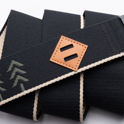 Arcade Blackwood Adventure Black Khaki Stretch Belt detail