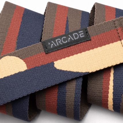 Arcade Vista Adventure Med Brown Stretch Belt detail