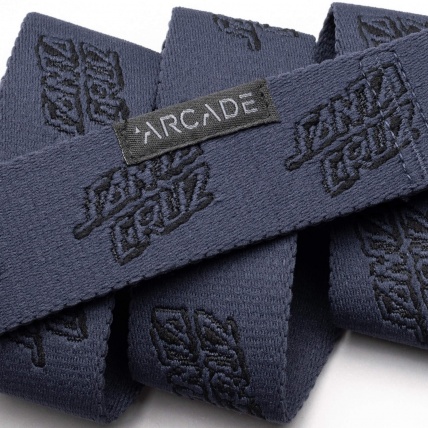 Arcade Santa Cruz Repeat Navy Adventure Stretch Belt detail