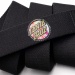 Arcade Santa Cruz Dot Slim Black Tie Dye Stretch Belt detail