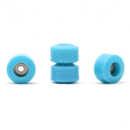 Skull S2 Street Shape Resin Blue Single Bearing Wheels