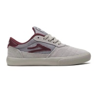 Lakai - Cambridge Kids Grey Burgundy Skate Shoes