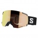 Salomon S/View Photochromic Black Red Ski Goggles