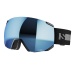 Salomon Radium Black Sigma Sky Blue Uni Ski Goggles