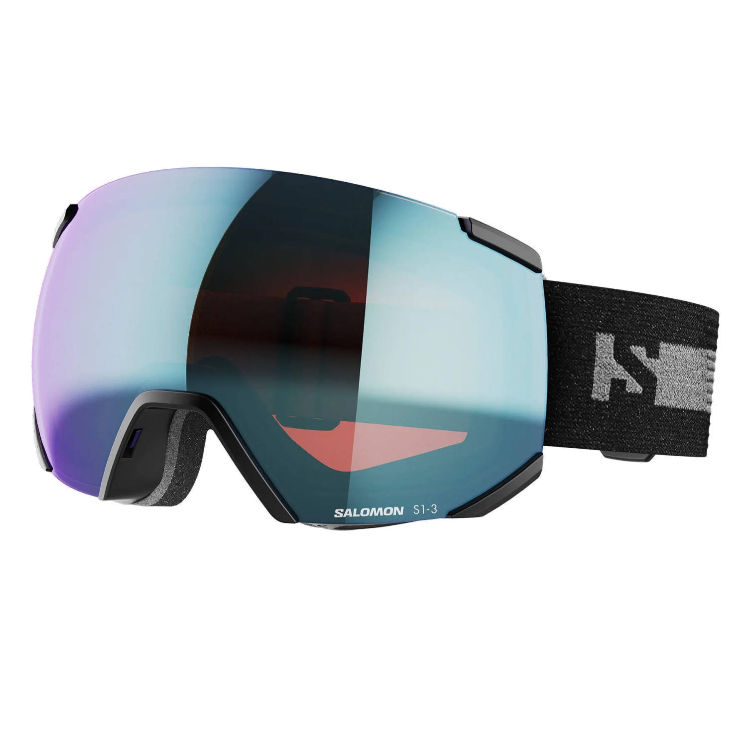 Salomon Radium Black Photochromic Sky Blue Uni Ski Goggles