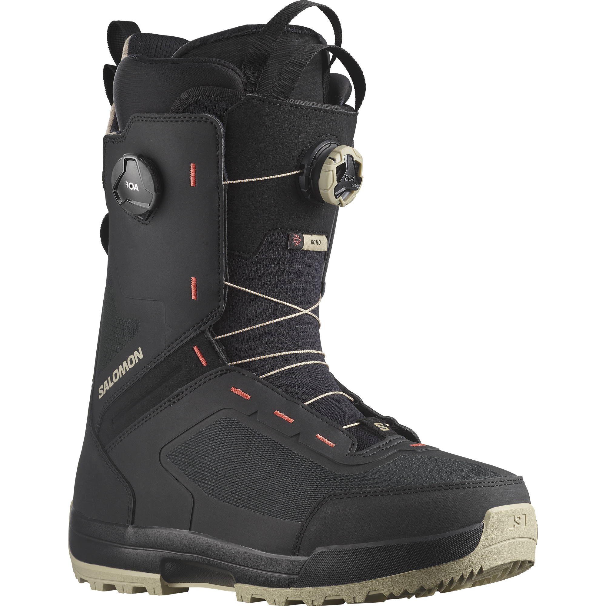 Salomon Echo Dual Boa Army Green Mens Snowboard Boots