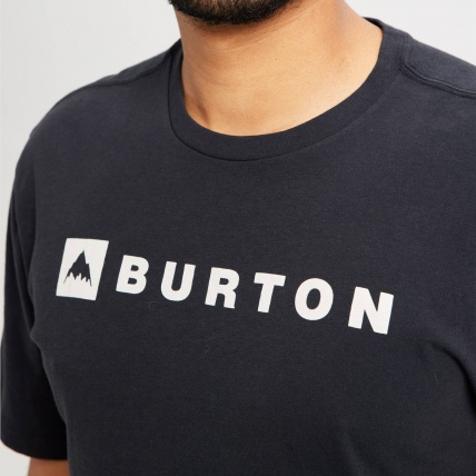 Burton Burton Horizontal Mountain True Black T-Shirt