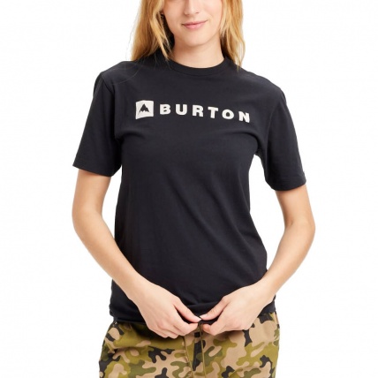 Burton Burton Horizontal Mountain True Black T-Shirt