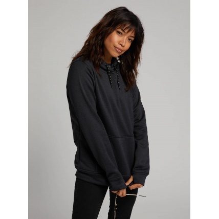 Burton Oak True Black Heather Womens Pullover Hoodie