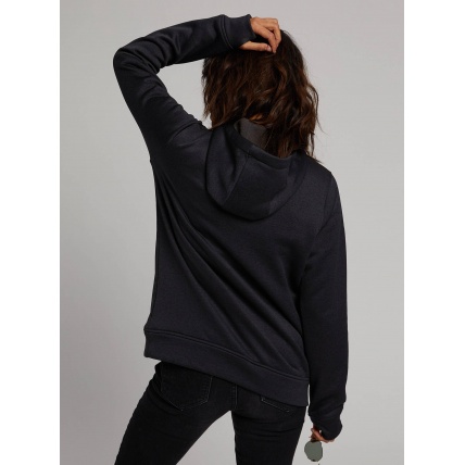 Burton Oak True Black Heather Womens Pullover Hoodie