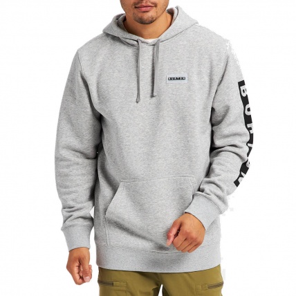 Burton Vault Pullover Hoodie Gray Heather