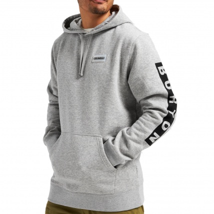 Burton Vault Pullover Hoodie Gray Heather
