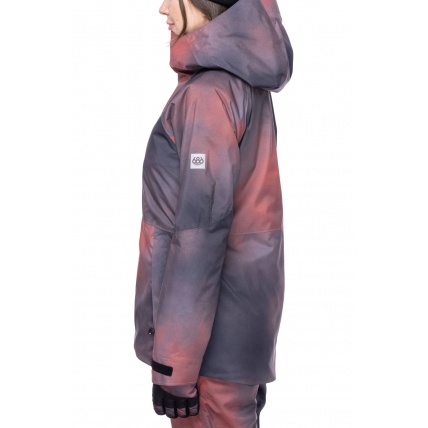 686 Womens Hydra Insulated Jacket Hot Coral Spray