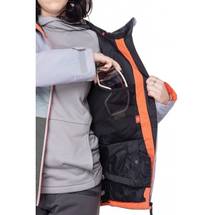 686 Womens Athena Insulated Jacket Goblin Green Colourblock
