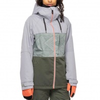 686 - Womens Athena Insulated Jacket Goblin Green Colourblock